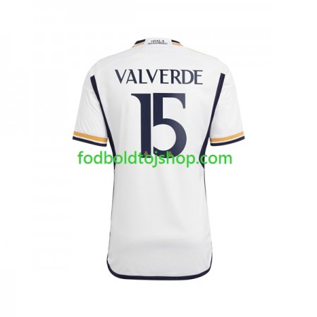 Real Madrid Federico Valverde 15 Hjemme trøje 2023-24 S/S